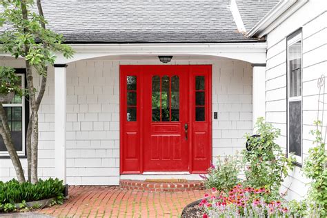 Top 8 Front Door Colors for White Houses | Fixr