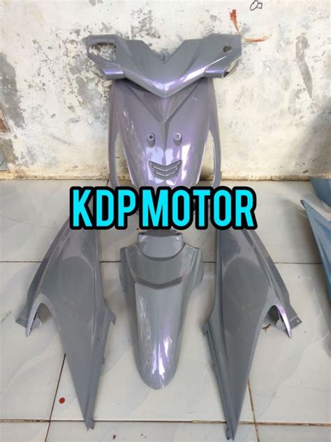 Cover Full Body Halus Motor Honda Beat Karbu Lama Warna Nardo Lembayung