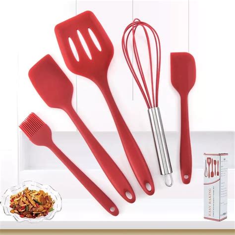 Jual Spatula Set Alat Masak In Silikon Peralatan Masak Set