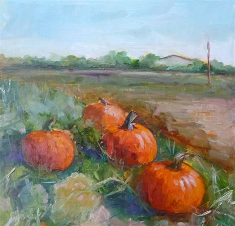 Carol Josefiak Painting a Day: Another Pumpkin Painting