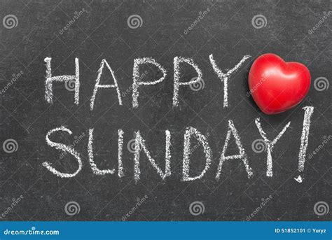 Happy Sunday With A Cup Of Coffee Stock Photography | CartoonDealer.com ...