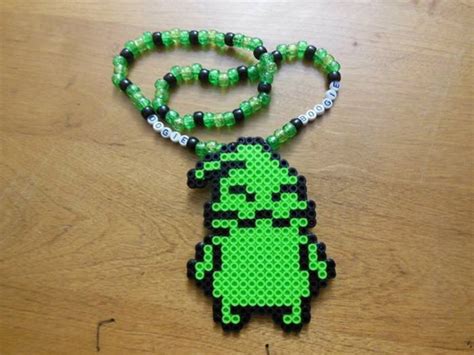 Oogie Boogie necklace by LadyRaveicorn - Kandi Photos on Kandi Patterns