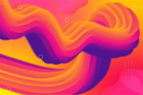 Premium Vector Colorful Abstract Fluid Liquid Background Wave Shape Template