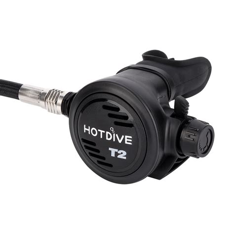 Hotdive T2 Scuba Diving Regulator Second Stage Black HOTDIVEScuba