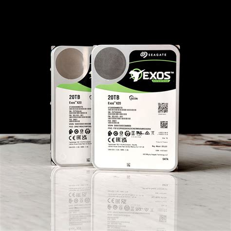 Seagate Exos X20 20tb Hard Disk SATA 3 5in 7200rpm 6GB S Hard Drive