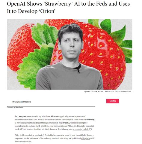 The Reasoning Master Of Ai Openai S Strawberry Ripens Gpt Orion