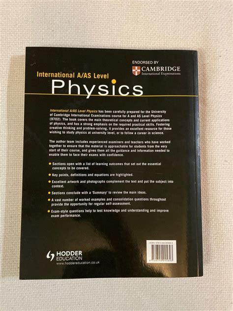 International A AS Level Physics Textbook Hobbies Toys Books