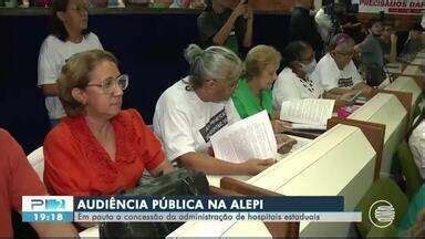 PITV 2ª Edição Audiência pública na Alepi discute concessão da