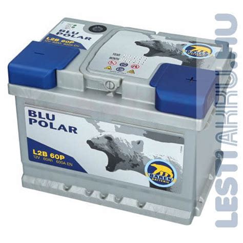 Bären Blu Polar Autó Akkumulátor 12V 60Ah 600A Jobb L2B 60P