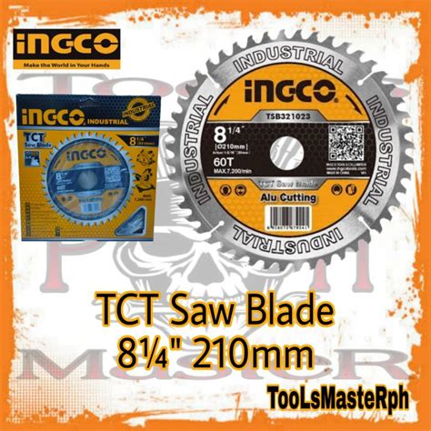 INGCO TCT Saw Blade For Aluminum 210mm 8 1 4 60T TSB321023 Lazada PH