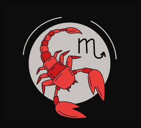 Premium Vector Zodiac Symbol Scorpio Concept Scorpion Astrological