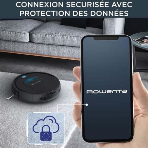 Rowenta Aspirateur Robot Laveur Aspire Et Lave 3 Modes De