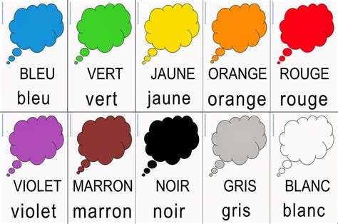 Apprendre Les Couleurs En Français Pdf