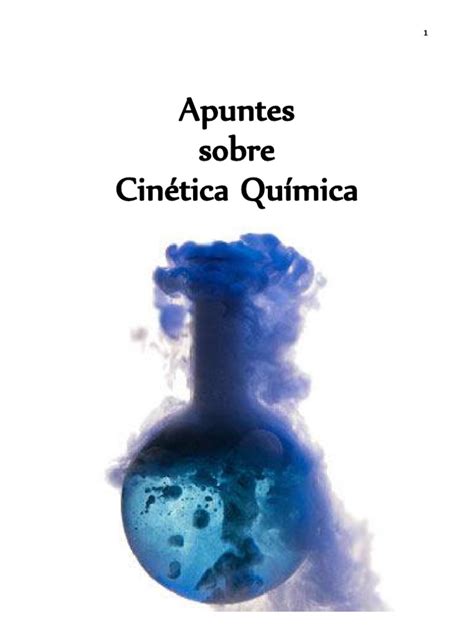 Pdf Apuntes Sobre Cin Tica Qu Mica Dokumen Tips