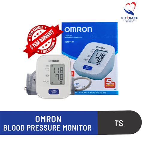 Omron Monitor Tekanan Darah Automatik Hem Asas Shopee Malaysia