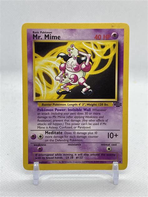 Pokemon Tcg Wotc Mr Mime Jungle Set Non Holo 2264 Lp Values Mavin