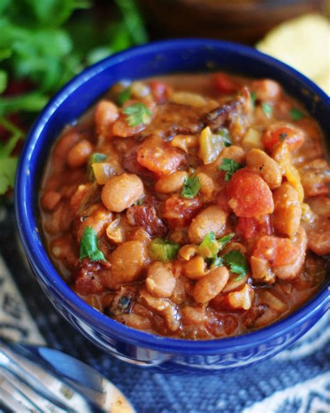 Easy Charro Beans (Mexican Pinto Beans) - Southern Discourse