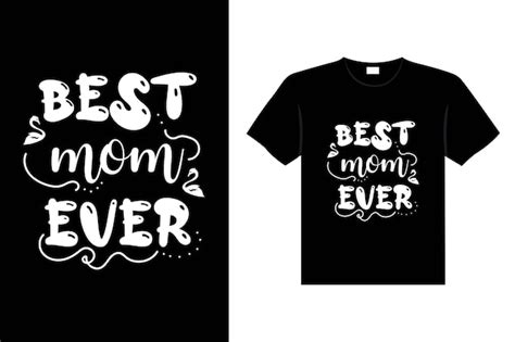 Premium Vector Mothers Day Lettering Quote Happy Mom Shirt Vector