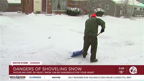 Look Out For These Health Risks While Shoveling Snow Local Doctor Says