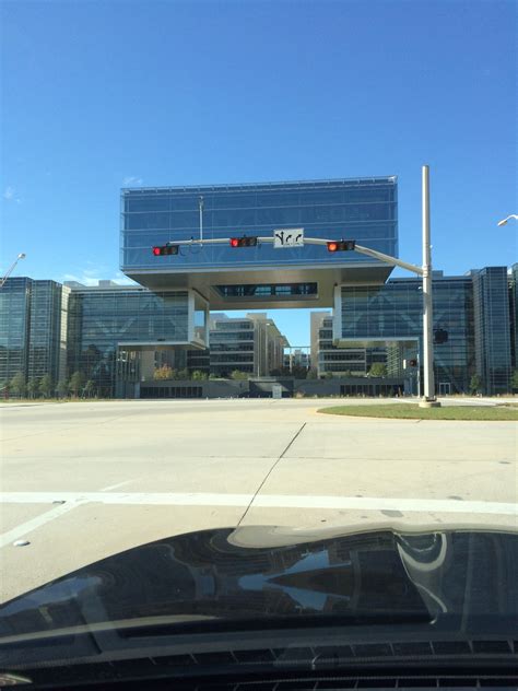 Exxonmobil Houston Campus Nature Parking Garage 22777 Springwoods