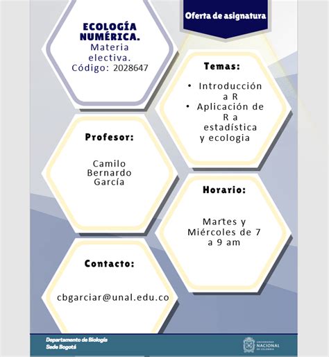 Bionotasun Universidad Nacional De Colombia On Twitter Quieres