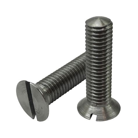 Bsf X Steel Slotted Countersunk Screws Pck Ekp Supplies