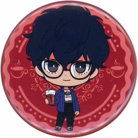 Badge Pins Main Character Persona 5 Persona 25 Th Anniversary Collaboration Cafe Powered By