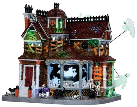 Last House On The Left Set Of 2 Lemax Spooky Town Halloween Village