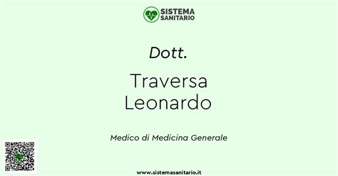 Dott Traversa Leonardo Medico Di Base A Adelfia Ba Sistemasanitario It