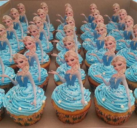 Elsa Frozen Cupcakes Frozen Birthday Cake Frozen Themed Birthday