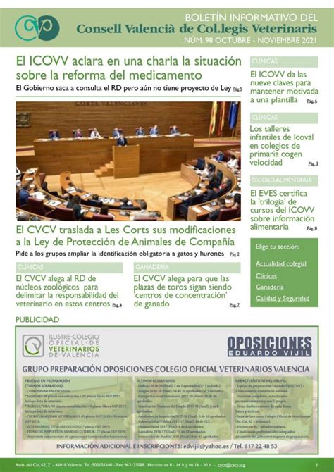 Cvcv Consell Valenci De Collegis Veterinaris