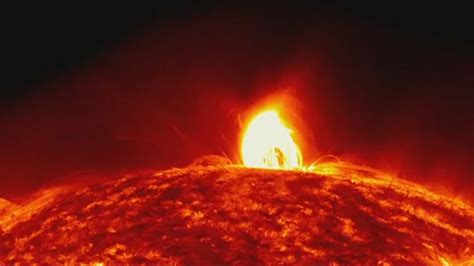 Watch This Stunning Solar Eruption Create Loops Of Fiery Rain On The