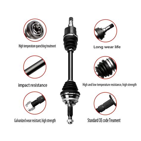 Auto Transmission Systems Spare Parts Car Propeller Drive Shafts Cv