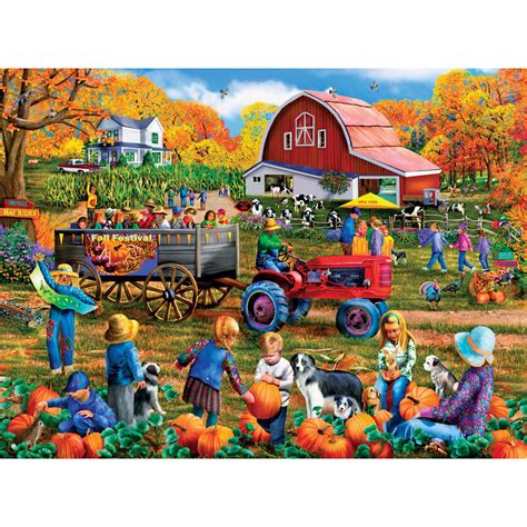 Autumn Festival 300 Large Piece Jigsaw Puzzle Bits And Pieces Uk