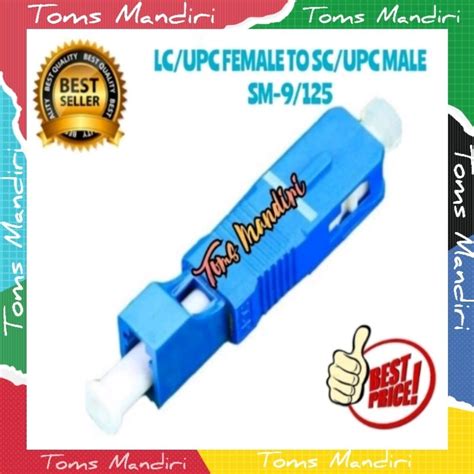 Jual Hybrid Adapter LC UPC Female To SC UPC Male SM 9 125 Hybrid