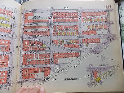 ORIG 1928 Brooklyn Brownsville & East New York NYC 10.5 x 12 Map P. 146 ...