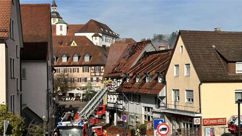 Gro Einsatz In Historischem Kern Feuer In Altstadt Bewegt Waldenbuch