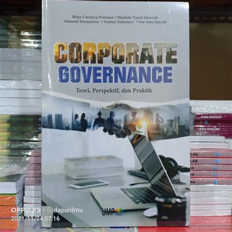 Jual Buku Original Corporate Governance Teori Perspektif Dan Praktik