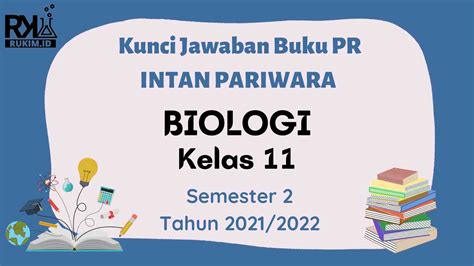 Kunci Intan Pariwara Biologi Kelas Semester Tahun