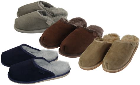 Extra dicke Lammfell Pantoffeln für Herren Harry s Collection