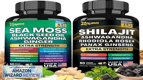 Zoyava Dynamic Vitality Bundle Sea Moss Mg Black Seed Oil Mg