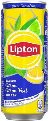 Lipton Ice Tea Saveur Citron Citron Vert 33 Cl 330 Ml