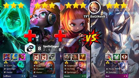 Tft Set 8 Annie Leblance Zoe ⭐⭐⭐ Spell Slinger 8 Youtube