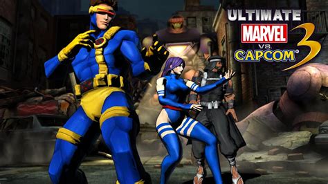 Ultimate Marvel Vs Capcom 3 Psylocke Cyclops Rashid PC Mod Showcase