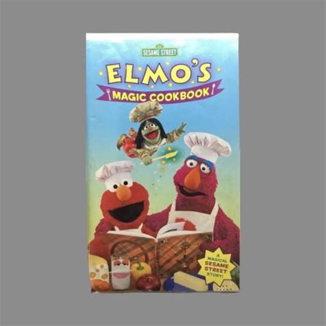 Sesame Street Elmo S Magic Cookbook Vhs Clamshell Sesame Street