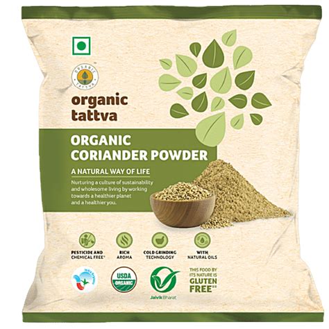 Buy Organic Tattva Organic Powder Coriander Gm Pouch Online At The