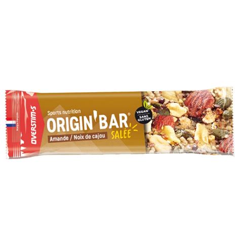 Barre énergétique Overstim s Origin Bar Vegan et sans gluten salée