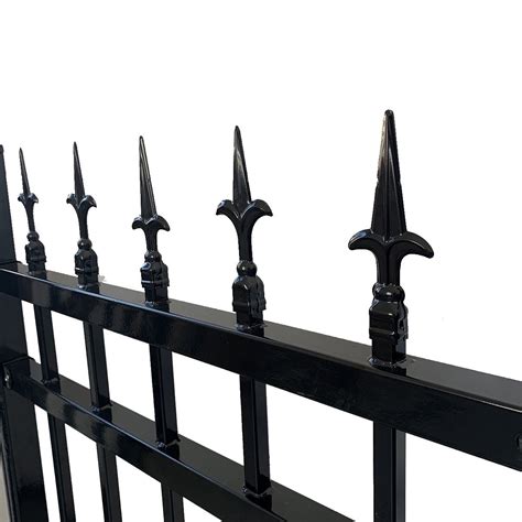 Manufature Supply Galvanized Tubular Security Wrought Iron Fence For