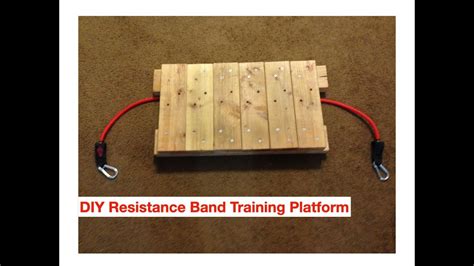 Diy Resistance Band Platform Youtube