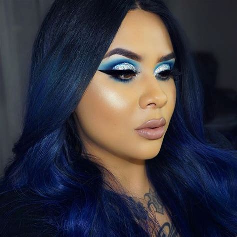 21 Bold Blue Makeup Looks Blue Makeup Looks Blue Makeup Blue